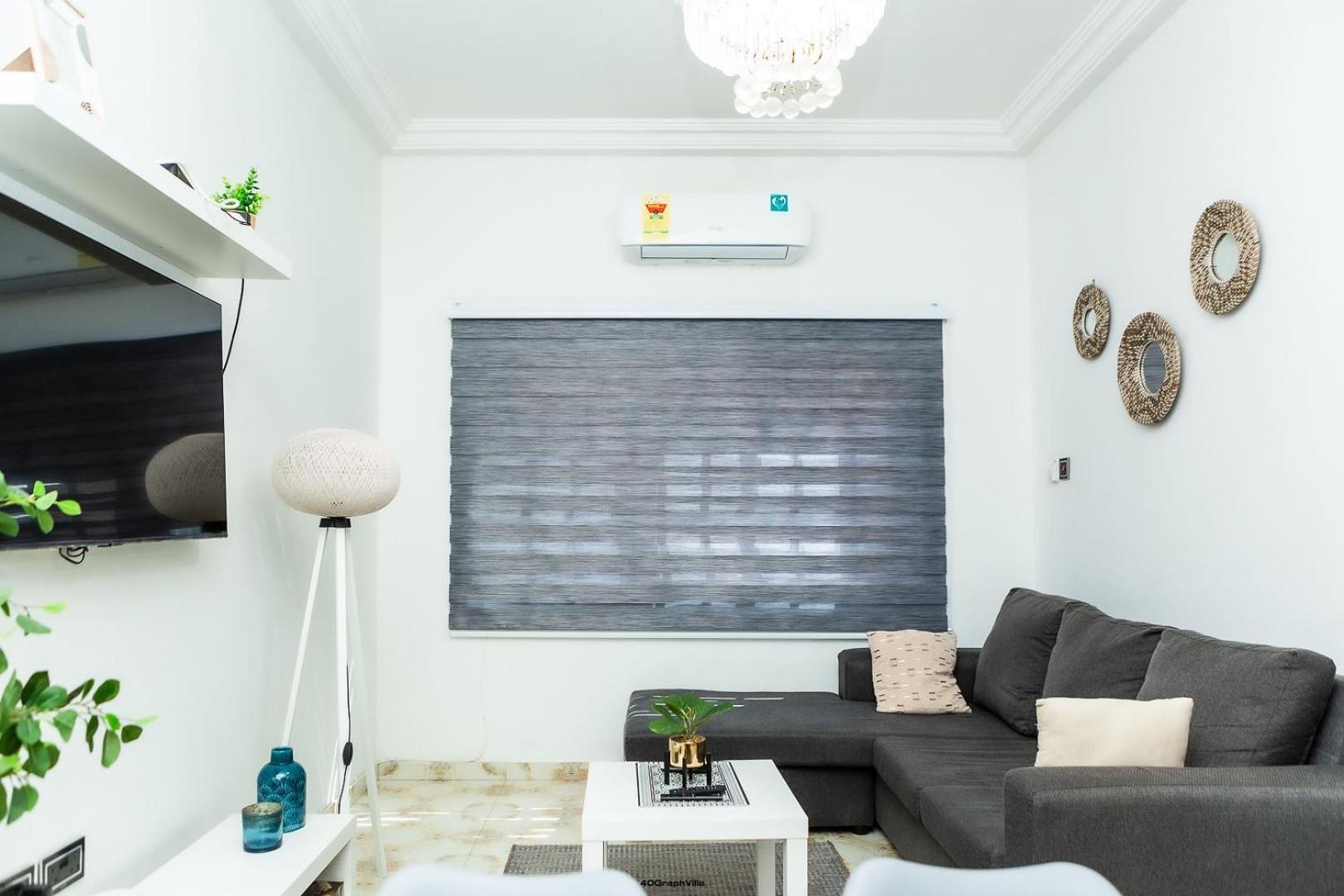 Stylish East Legon Apartment - Ac, Wi-Fi, Netflix Accra Luaran gambar